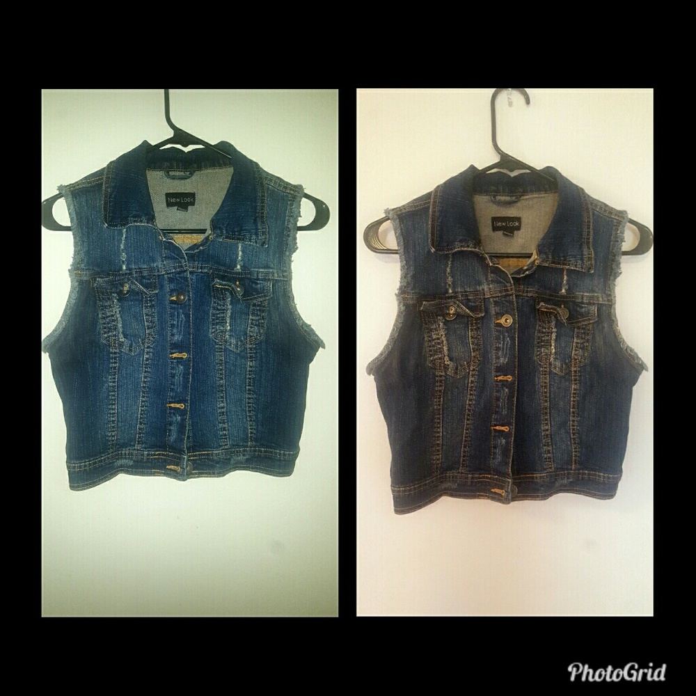 Sleeveless Denim Jacket